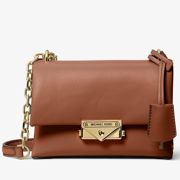 🧳 Michael Kors Brown Cece Small Shoulder Bag 💼 NWT 💼 - Picture 1 of 16